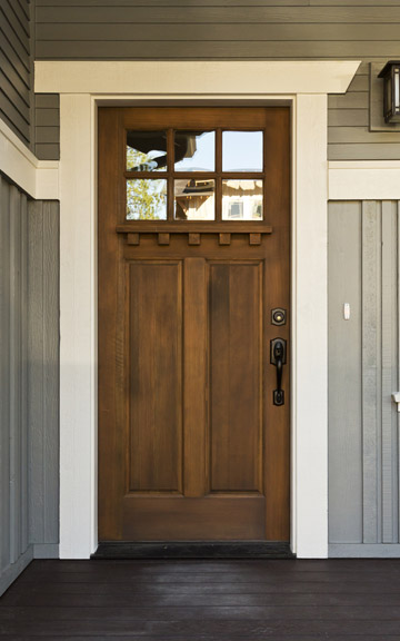 wooden door