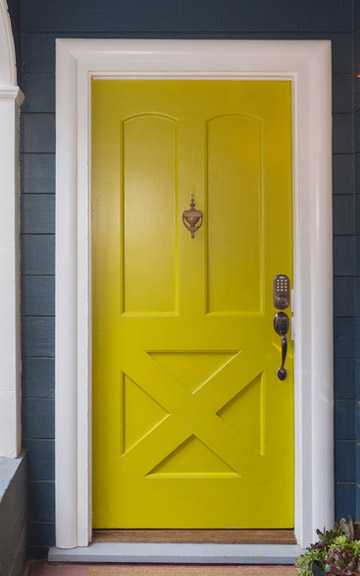 yellow door