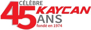 Kaycan logo 45 years french