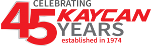 Kaycan logo 45 years