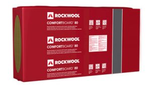 Image of Rockwool Comfortboard 80 in the package.