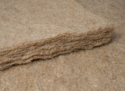 Soundproofing insulation - Timber Mart - close up of rock wool insulation.