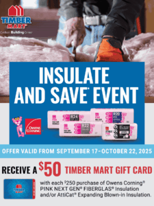 Insulate and save event